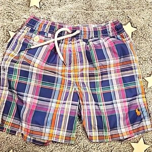 Ralph Lauren Traveler Boys Swimwear Cruise Plaid